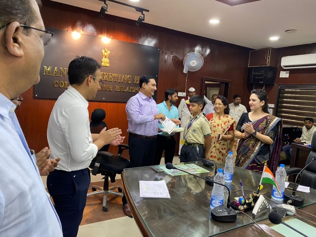 PSY Meritorious honor Bilaspur Collectorate